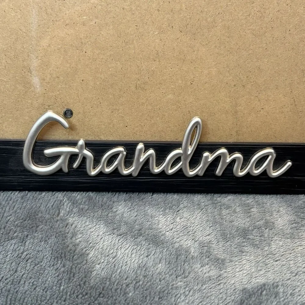Malden International Wood Photo Frame Black Grandma 4x6